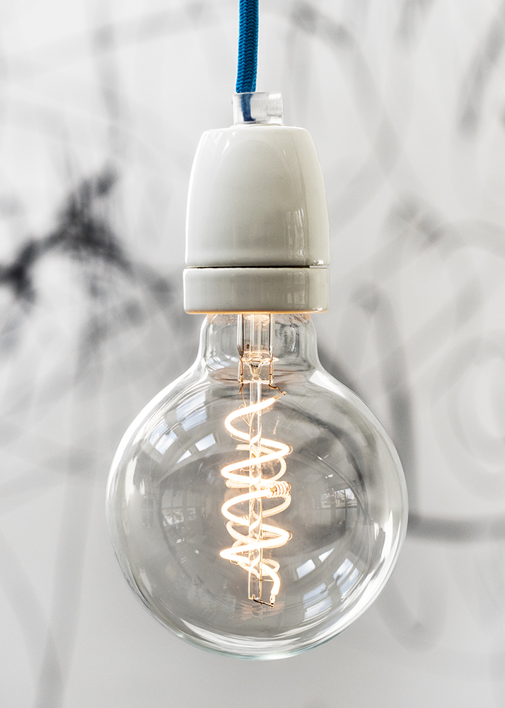 Miniatuur van Bailey textielsnoer 3 meter 2x0.75 mm2 - blauw (139681)