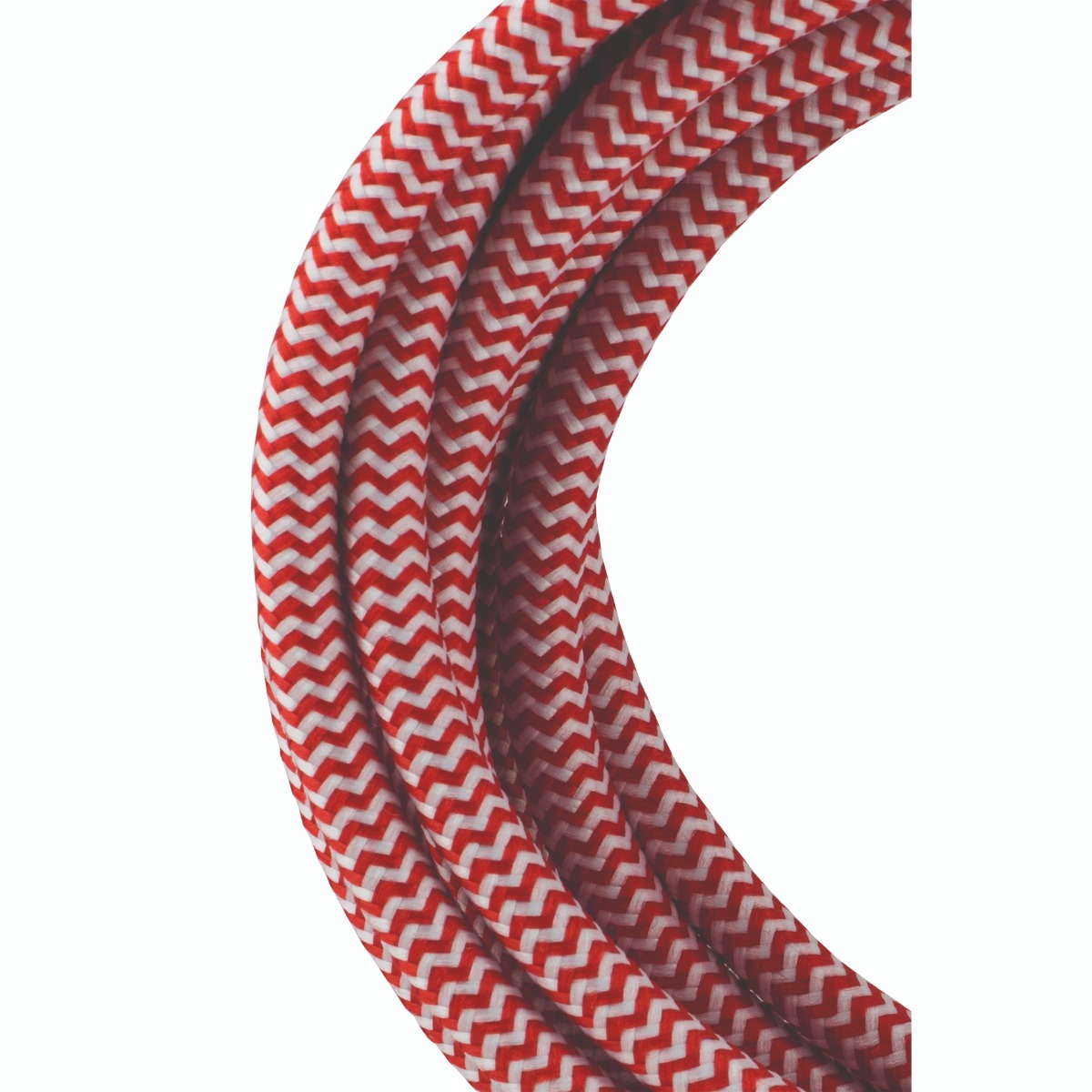 Miniatuur van Bailey textielsnoer 3 meter 2x0.75 mm2 - rood/wit (139686)