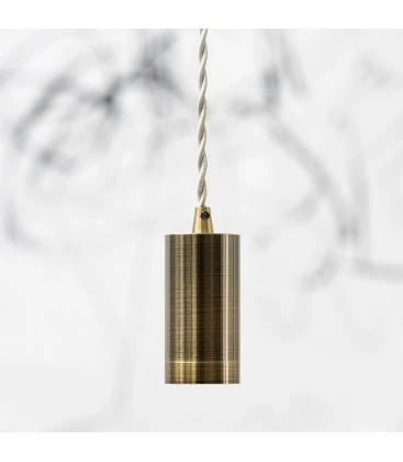 Miniatuur van Bailey textielsnoer 3 meter 2x0.75 mm2 - beige gedraaid (139688)