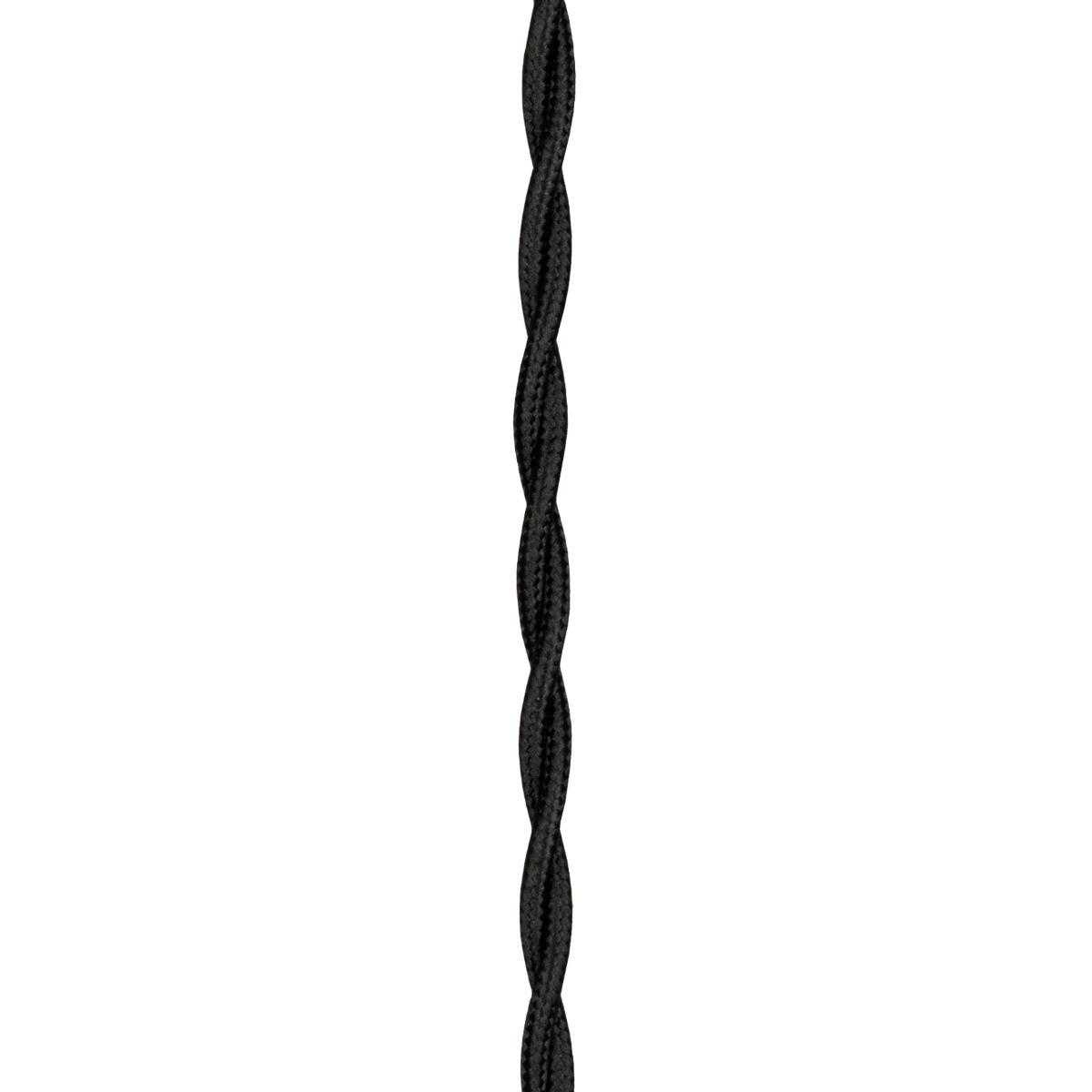 Miniatuur van Bailey textielsnoer 3 meter 2x0.75 mm2 - zwart gedraaid (140308)