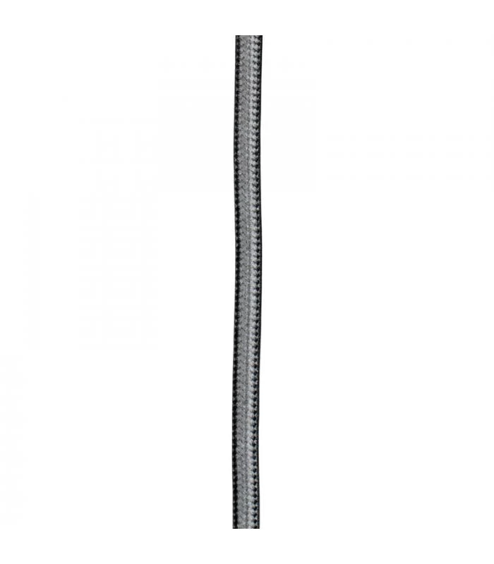 Miniatuur van Bailey textielsnoer 3 meter 2x0.75 mm2 - metallic zilver (140312)