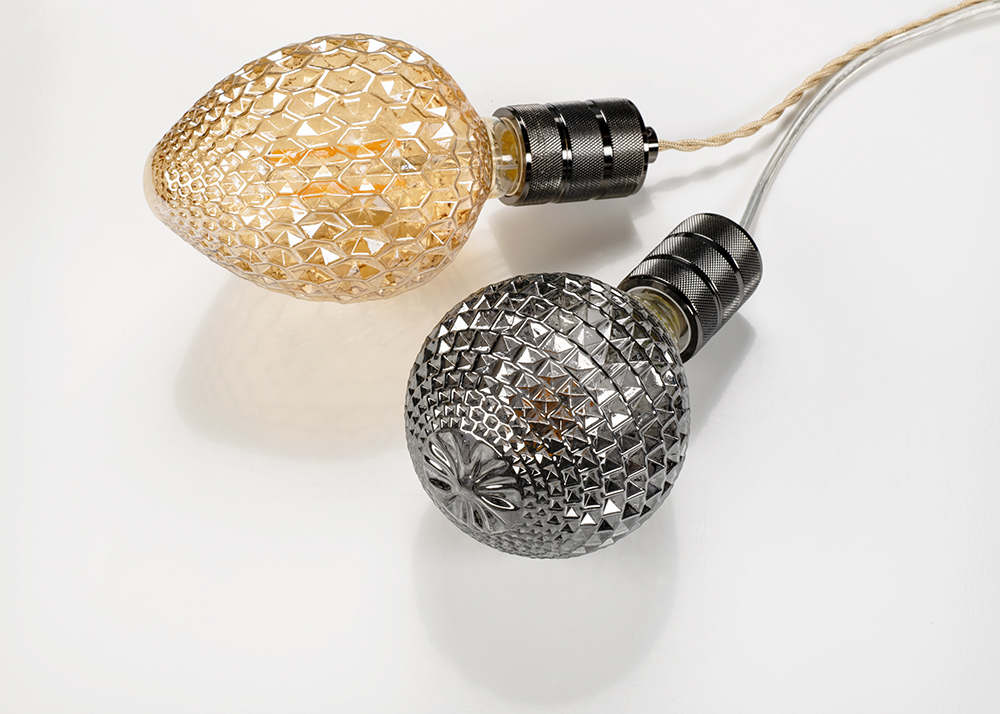 Miniatuur van Bailey textielsnoer 3 meter 2x0.75 mm2 - metallic champagne gedraaid (140316)