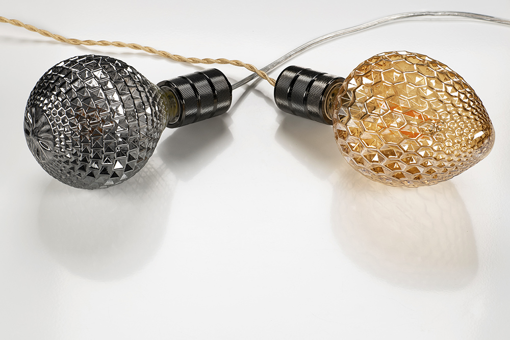 Miniatuur van Bailey textielsnoer 3 meter 2x0.75 mm2 - metallic champagne gedraaid (140316)