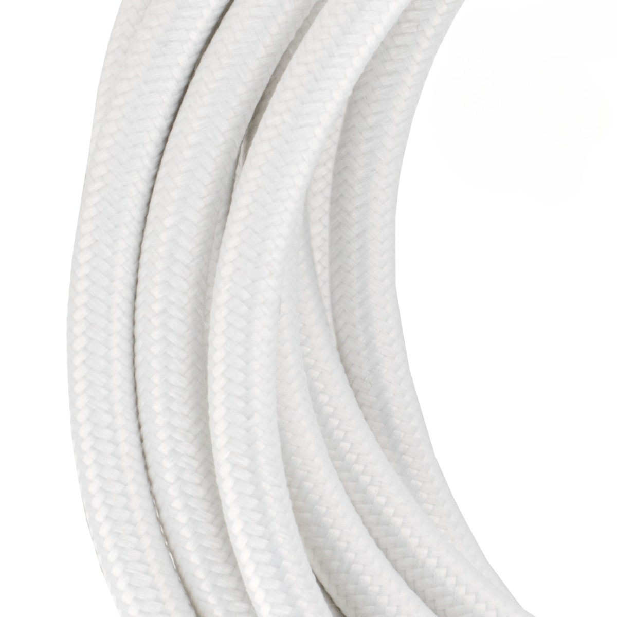 Miniatuur van Bailey textielsnoer op rol 50 meter 2x0.75 mm2 - wit (140680)