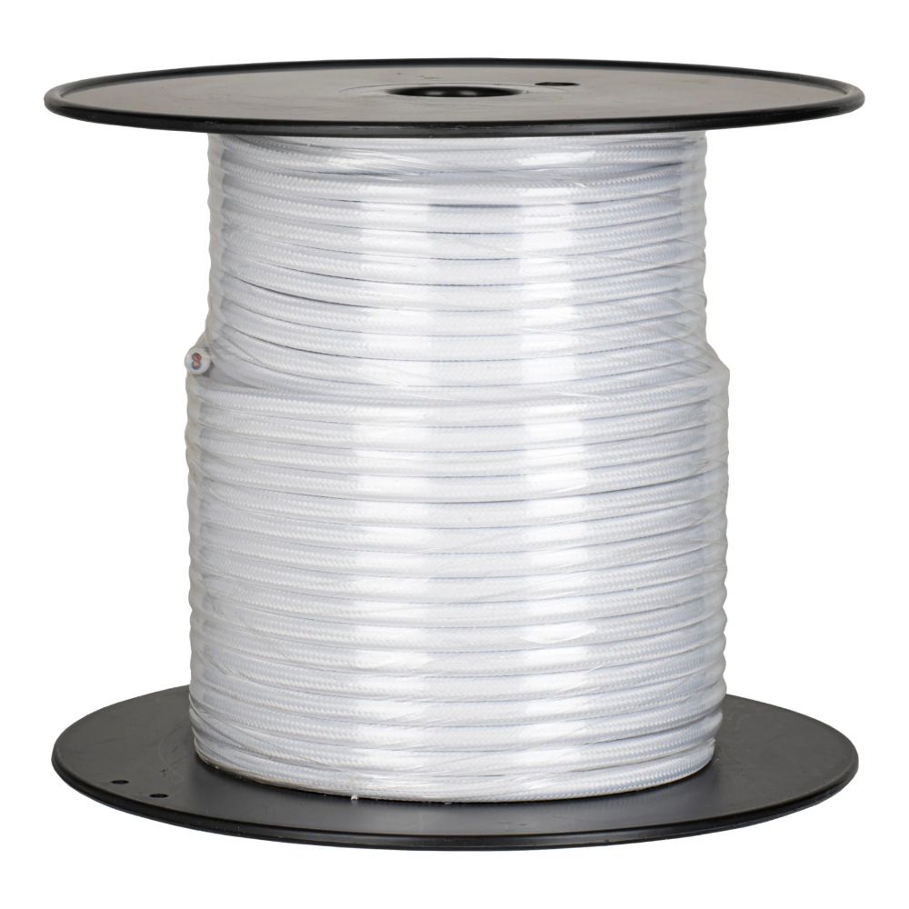 Miniatuur van Bailey textielsnoer op rol 50 meter 3x0.75 mm2 - wit (142279)