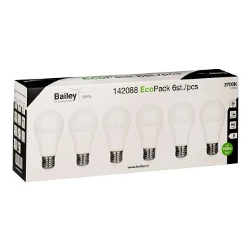 Miniatuur van Bailey LED lamp peer E27 8W 720lm helder wit 4000K - 6 stuks (142705)
