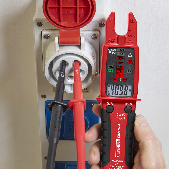 Miniatuur van Benning CM 1-4 open stroomtang-multimeter TRUE RMS (044686)
