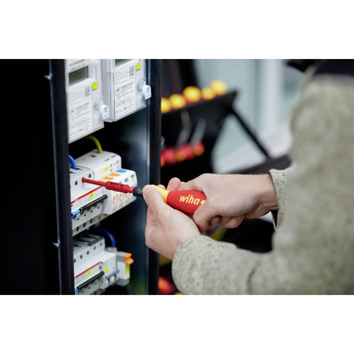 Miniatuur van Wiha TorqueVario-S VDE Momentschroevendraaierset 1000V 2872 0.8-5 Nm (6%), 14-delig (40674)