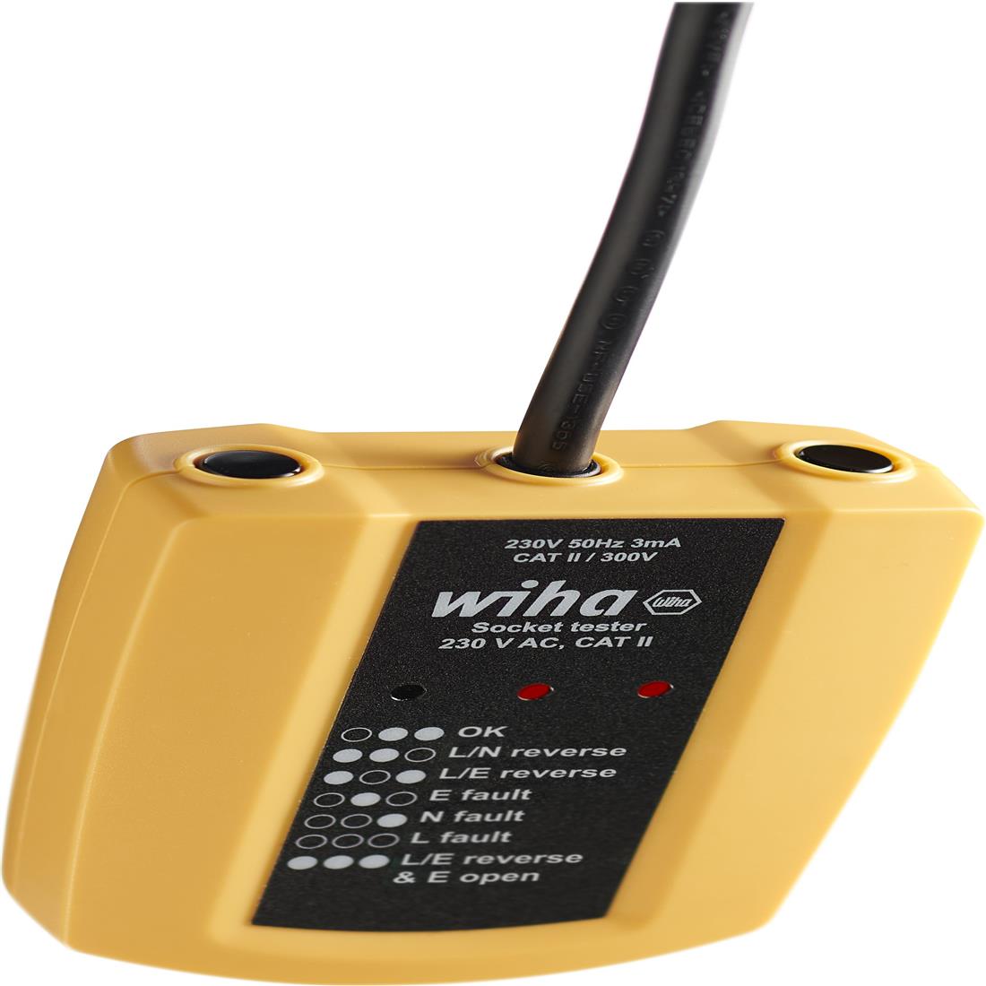 Miniatuur van Wiha contactdoostester 230V AC CAT II (45220)