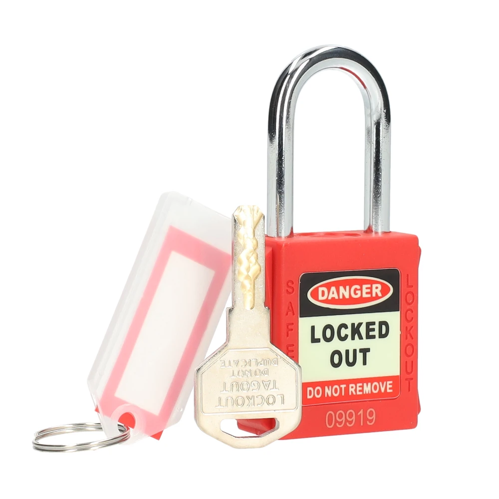 Miniatuur van Spectrum Industrial Lockout Veiligheidsslot 40mm rood (6mm) (007)