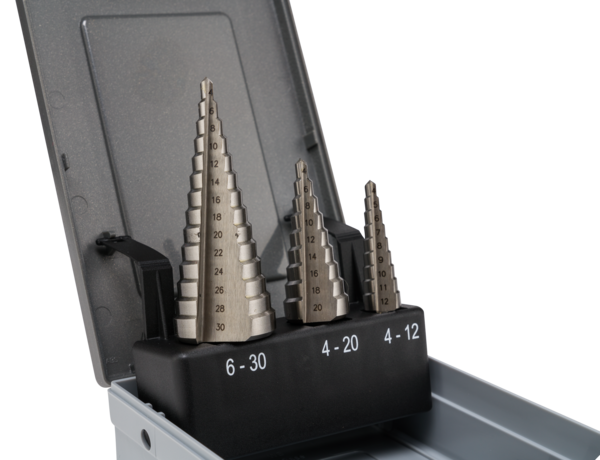 Miniatuur van TIP stappenborenset 4-12/4-20/4-30mm (TIP 3 DLG. STAPPENBO)