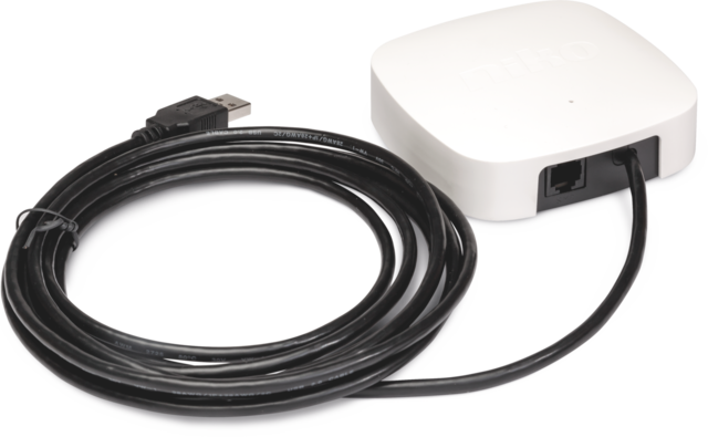 Miniatuur van Niko draadloze brug voor Niko Home Control voor integratie businterface met Zigbee (550-00640)