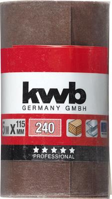 Miniatuur van KWB schuurpapier op rol Korund schuurrol 115mm K240 - 5 meter (KWB817824)