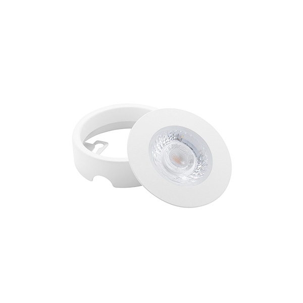 Miniatuur van INTERLight inbouwspot set dimbaar rond wit 4W 260lm 2700K incl. driver Ø65mm - zaagmaat Ø58mm IP44 (IL-CBSET27W)