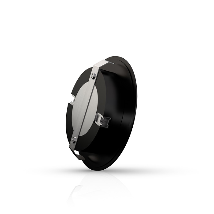 Miniatuur van INTERLight inbouwspot dimbaar rond zwart 4W 260lm 2700K Ø65mm - zaagmaat Ø58mm IP44 (IL-CB4K27B)