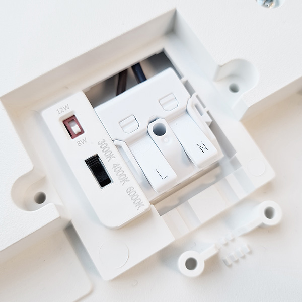 Miniatuur van INTERLight downlighter 8/12W 600/690lm CCT zaagmaat Ø80/160mm Ø180mm IP44 - wit (IL-DN180KS)