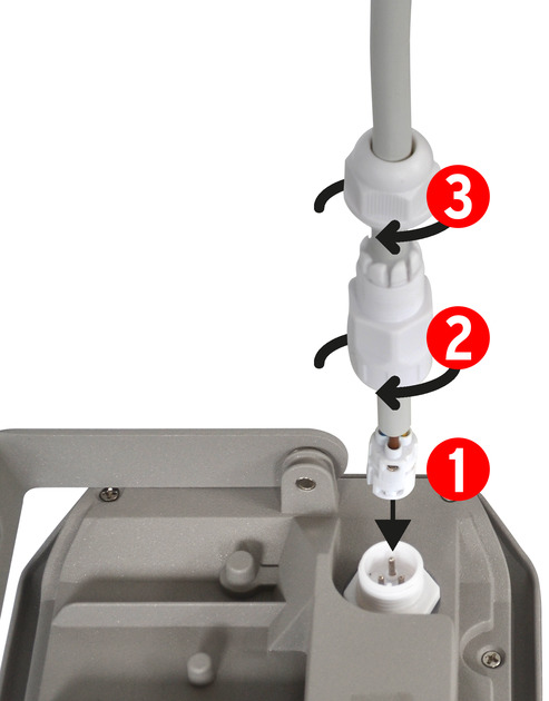 Miniatuur van BRENNENSTUHL schijnwerper met sensor AL 1050 10W 1010lm warm wit 3000K IP44 (1178010901)