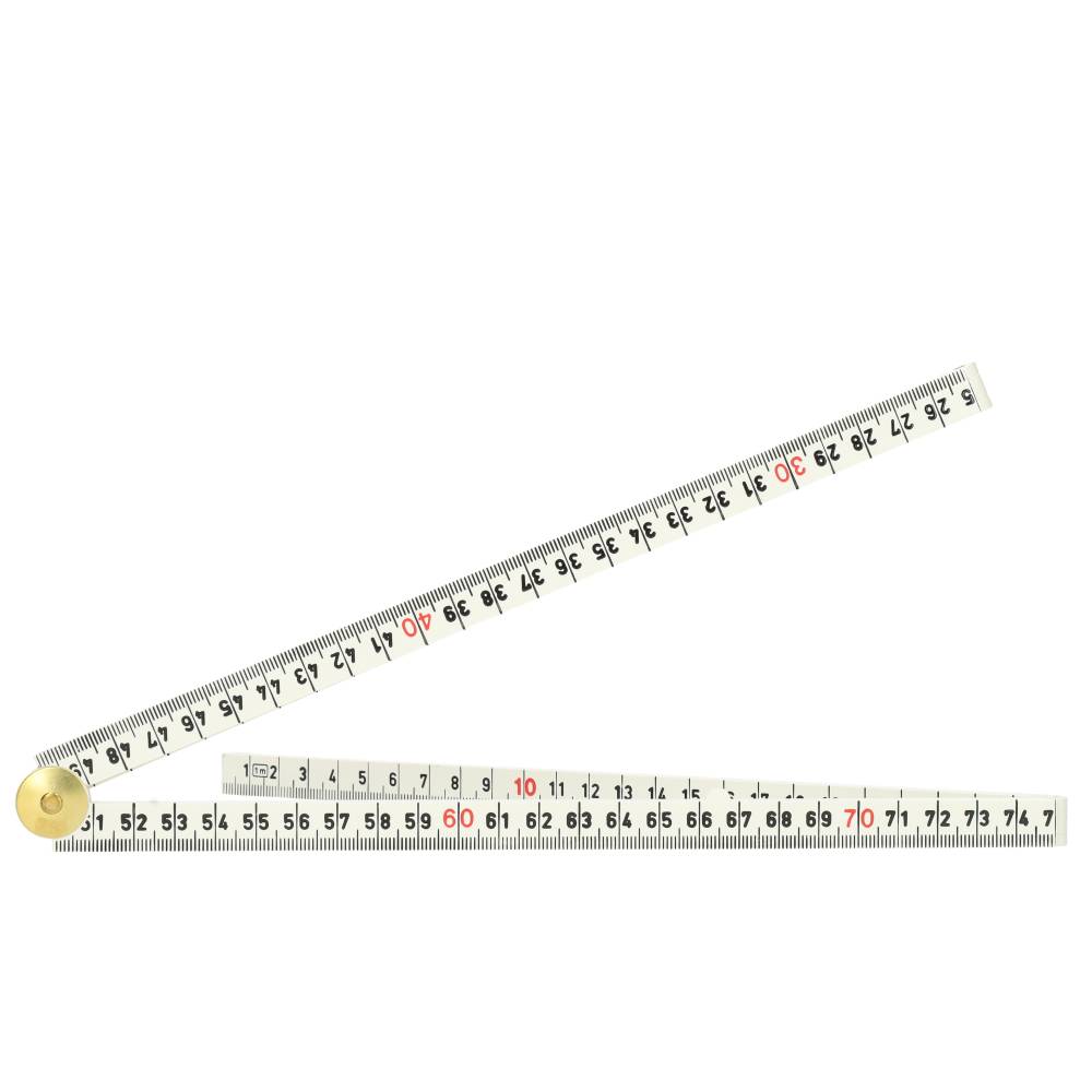 Miniatuur van Hultafors timmermansduimstok ABS G 59 1m wit 4-delig (201004)