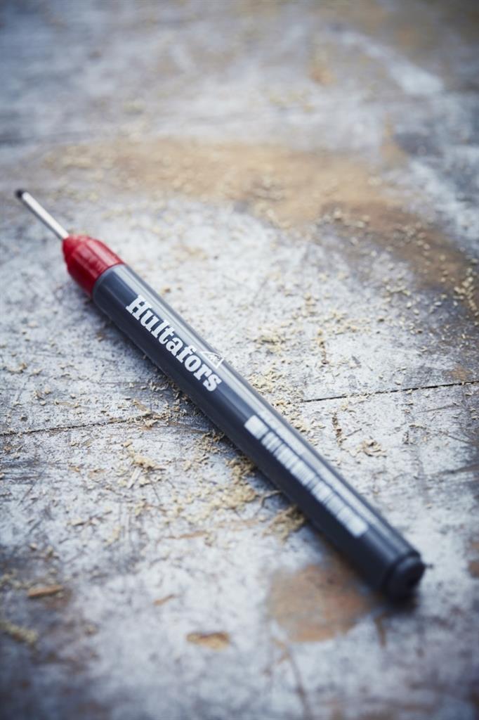 Miniatuur van Hultafors markeerstift voor diepe gaten - rood (650320)