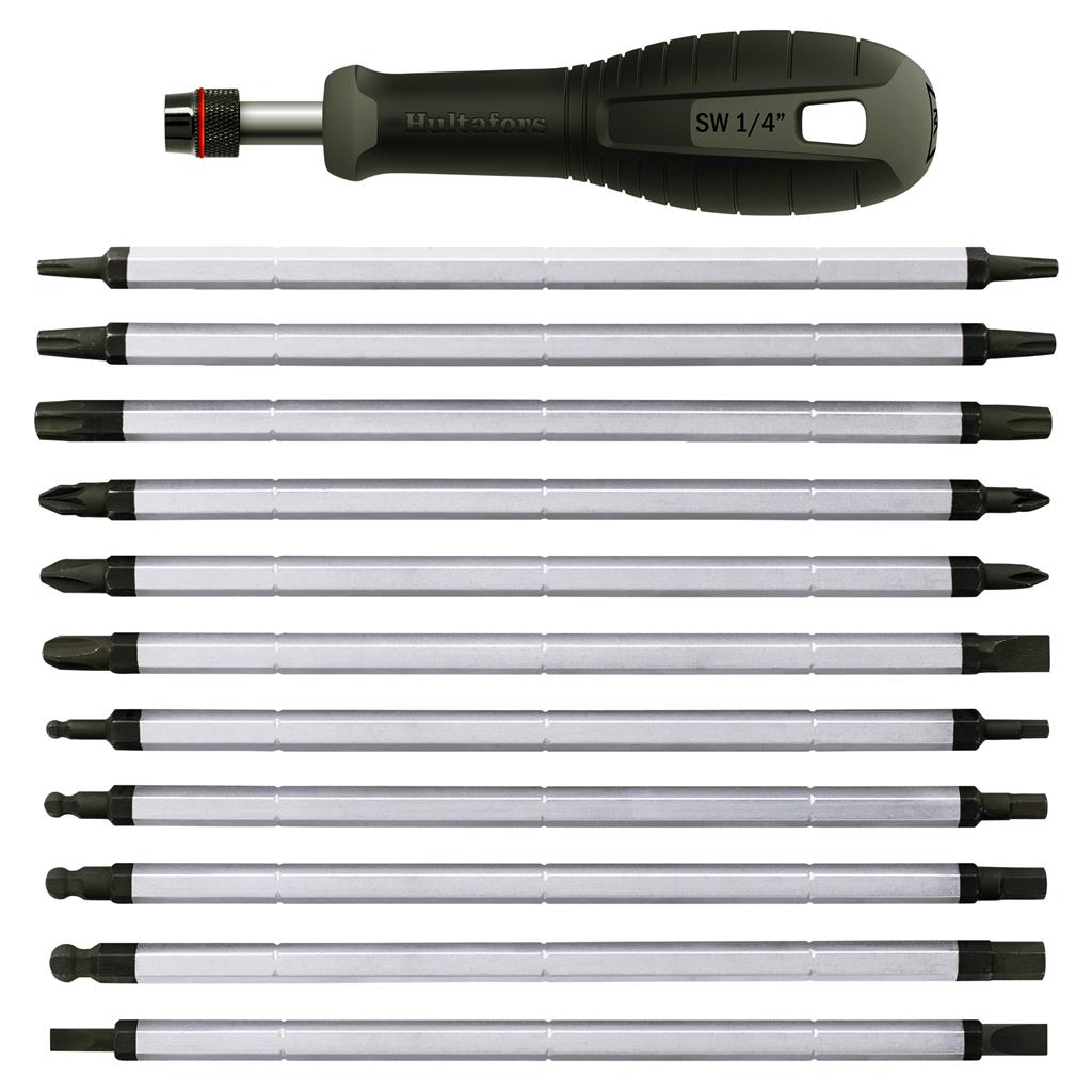 Miniatuur van Hultafors bithouderset lange bits (in etui) (444515)