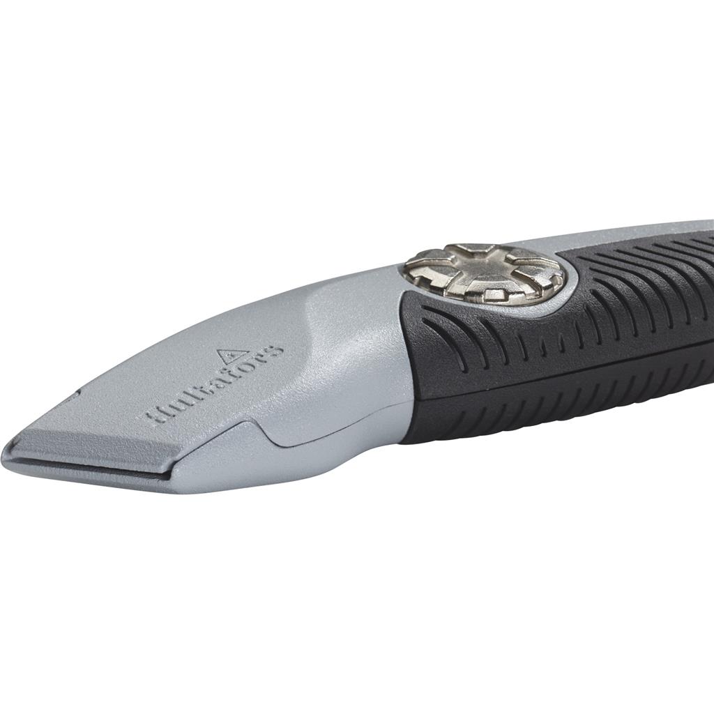 Miniatuur van Hultafors uitschuifmes stanleymes URA draaiknop incl 10 messen - grijs (388020)