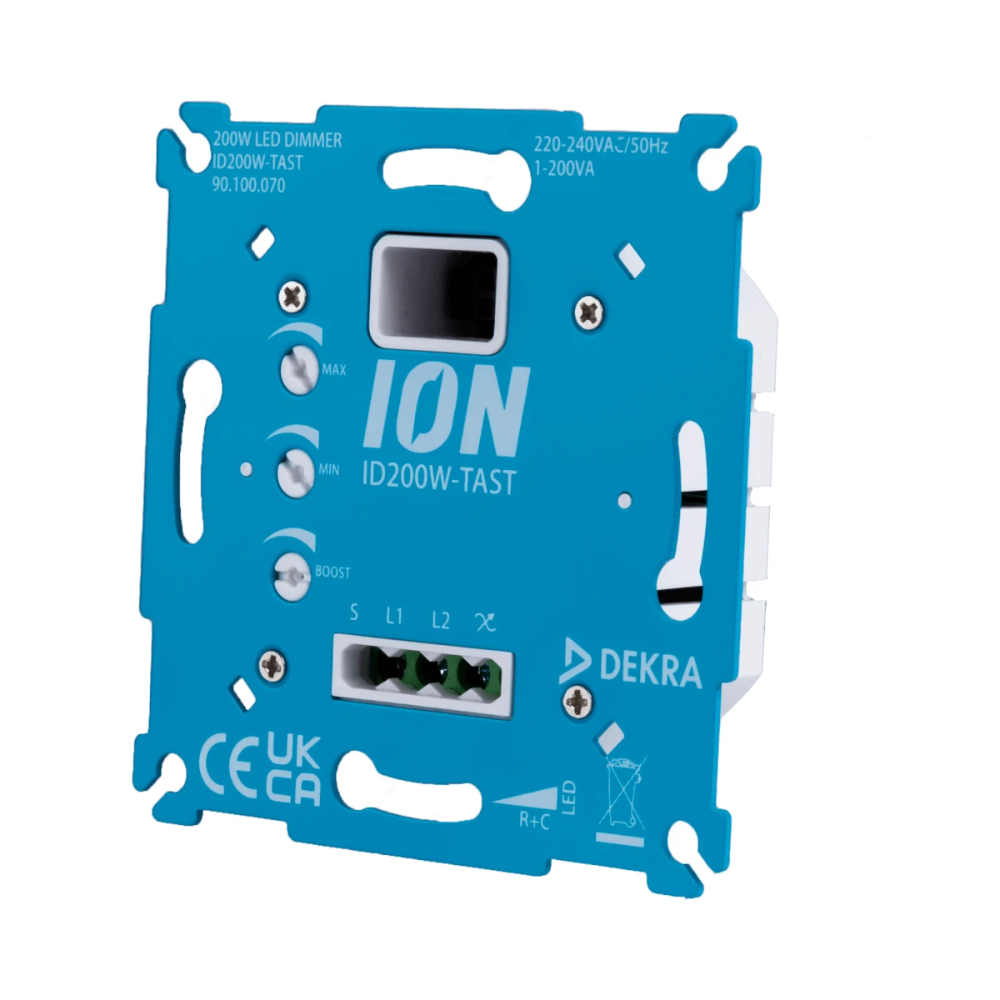 Miniatuur van ION industries universele LED tastdimmer comfort 0.3-200W (90.100.070)