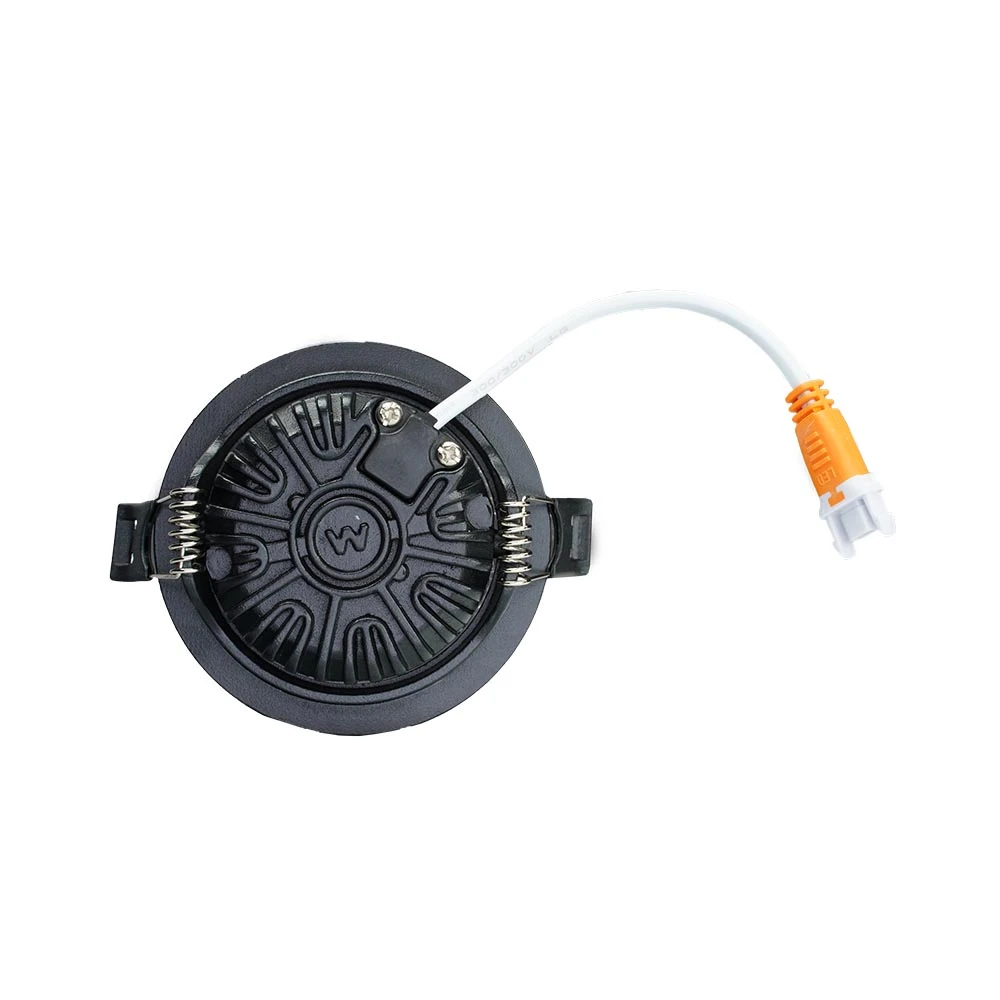 Miniatuur van LED Republic waterdichte inbouwspot rond zwart 5W 450lm 2700K IP65 zaagmaat Ø75mm - diameter 85mm