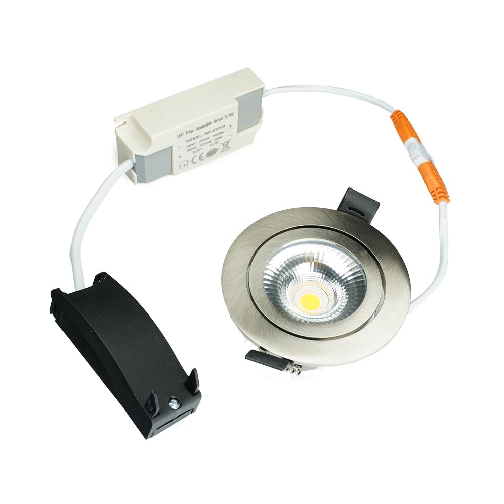 Miniatuur van LED Republic waterdichte inbouwspot rond aluminium 5W 450lm 2000K-3000K DTW incl. driver IP65 zaagmaat Ø75mm - diameter 85mm