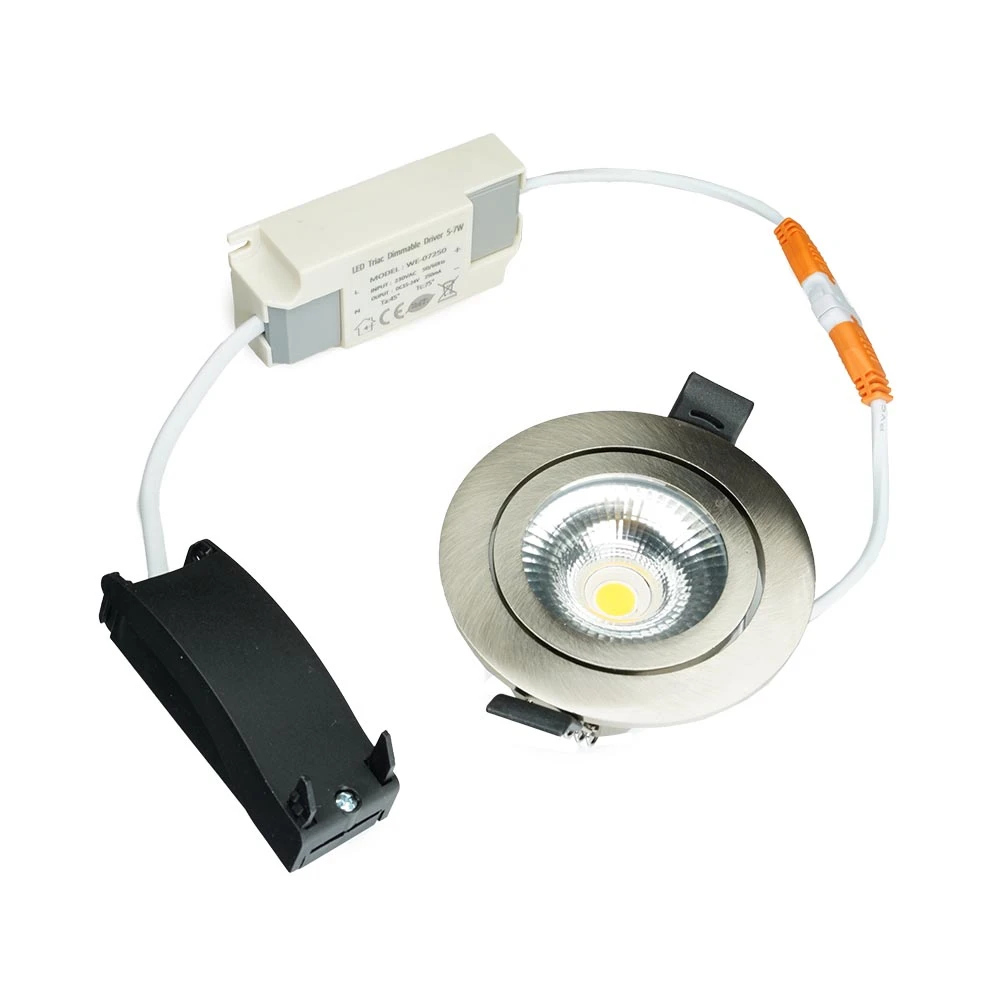 Miniatuur van LED Republic waterdichte inbouwspot rond aluminium 5W 450lm 2000K-3000K DTW incl. driver IP65 zaagmaat Ø75mm - diameter 85mm