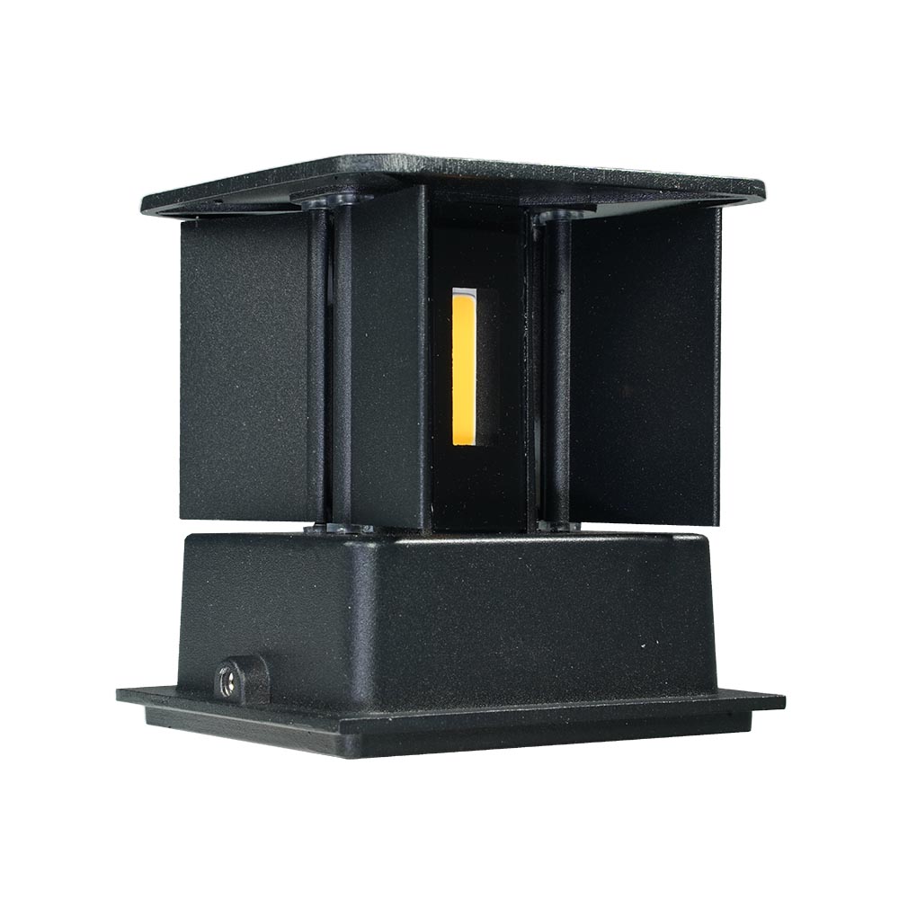 Miniatuur van LED Republic buitenlamp vierkant 6W 500lm warm wit 2700K IP65 - zwart (8785278176054)