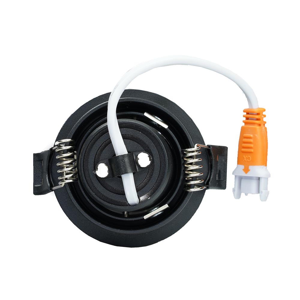 Miniatuur van LED Republic waterdichte inbouwspot klein zwart 4W 280lm 2700K IP44 zaagmaat Ø53mm - diameter 61