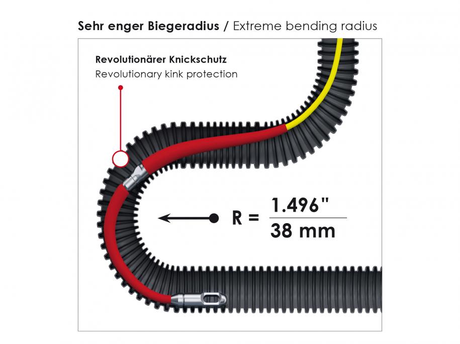 Miniatuur van Runpotec GF3 glasvezeltrekveer met digitale lengtemeter Ø 3mm 50m (10195)