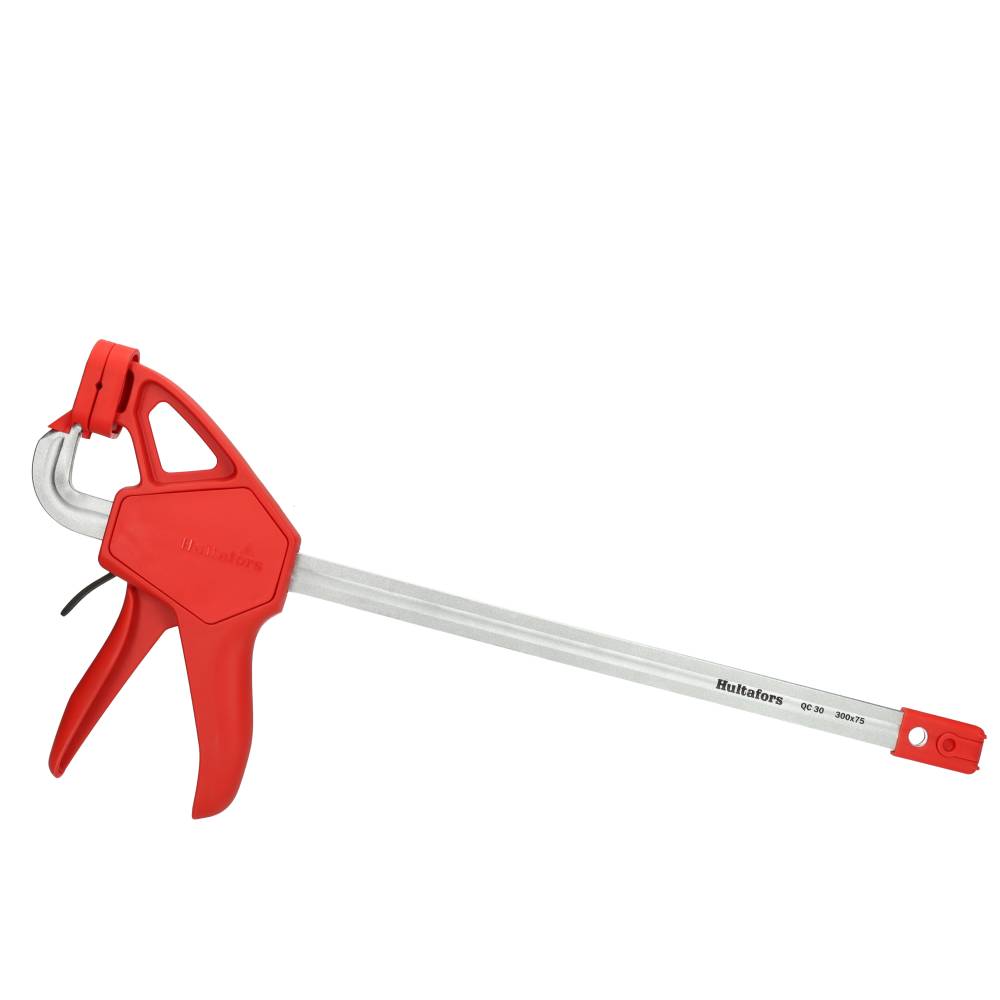 Miniatuur van Hultafors eenhands lijmklem met snelspanner gesmeed QCX 30 rood 300mm/75mm (520303)
