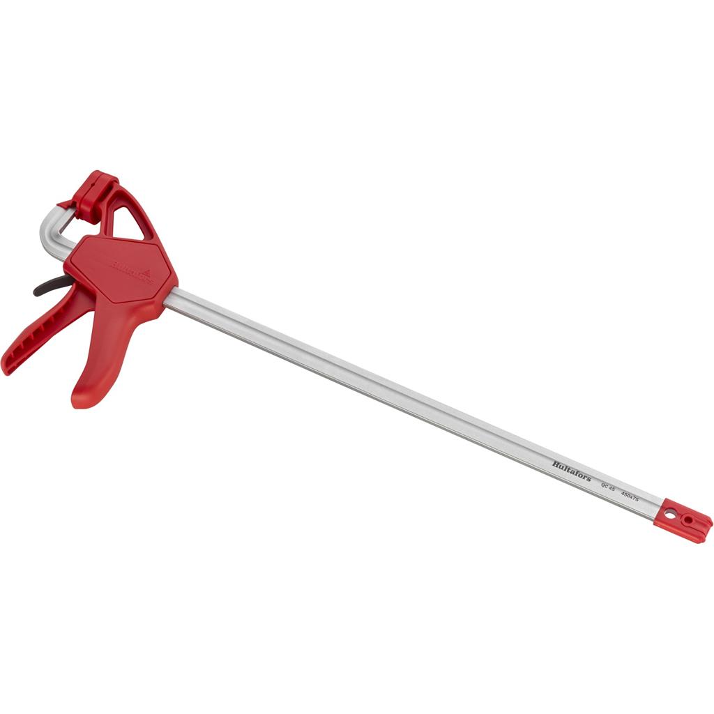 Miniatuur van Hultafors eenhands lijmklem met snelspanner gesmeed QCX 45 rood 450mm/75mm (520453)