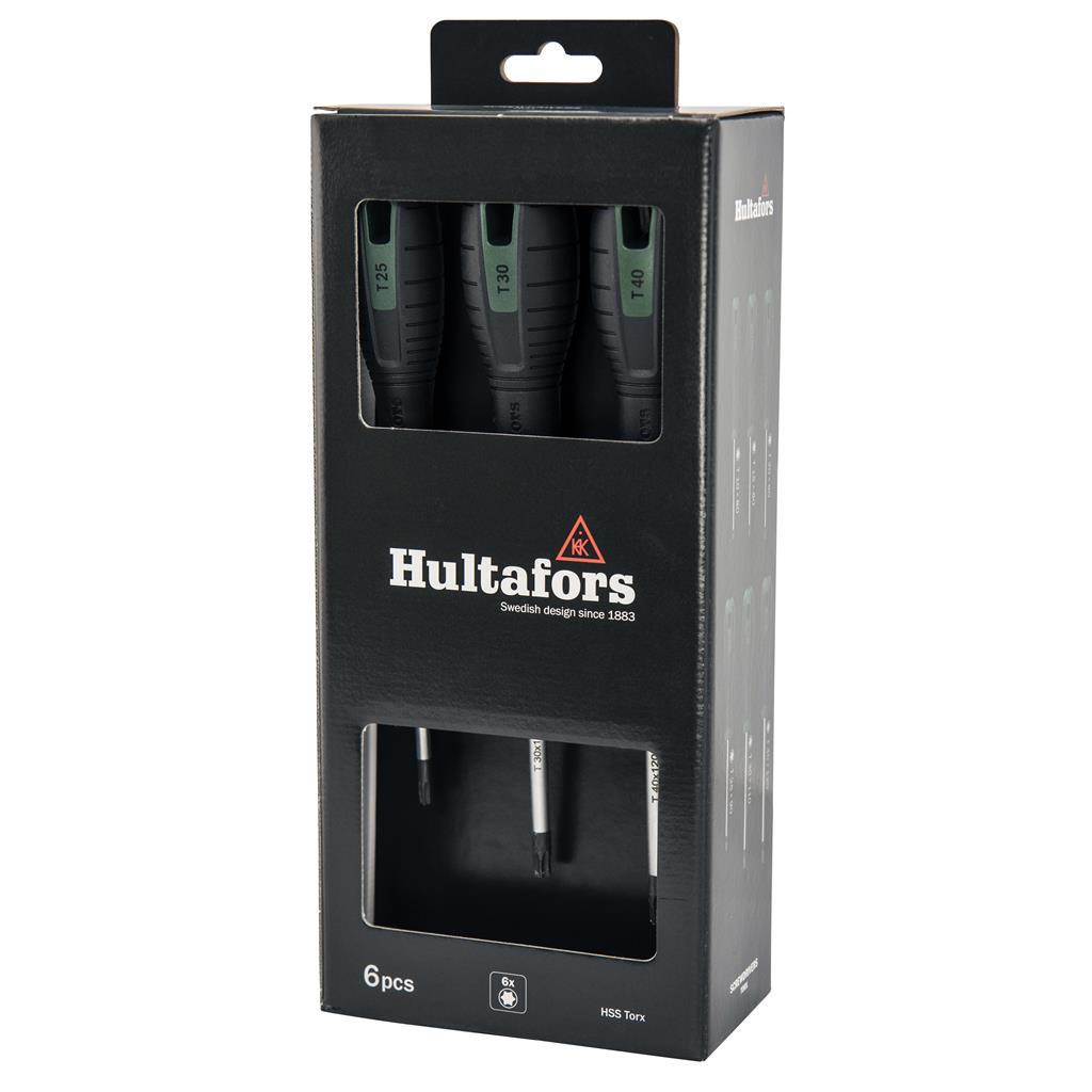 Miniatuur van Hultafors schroevendraaierset TORX 6-delig (444435)