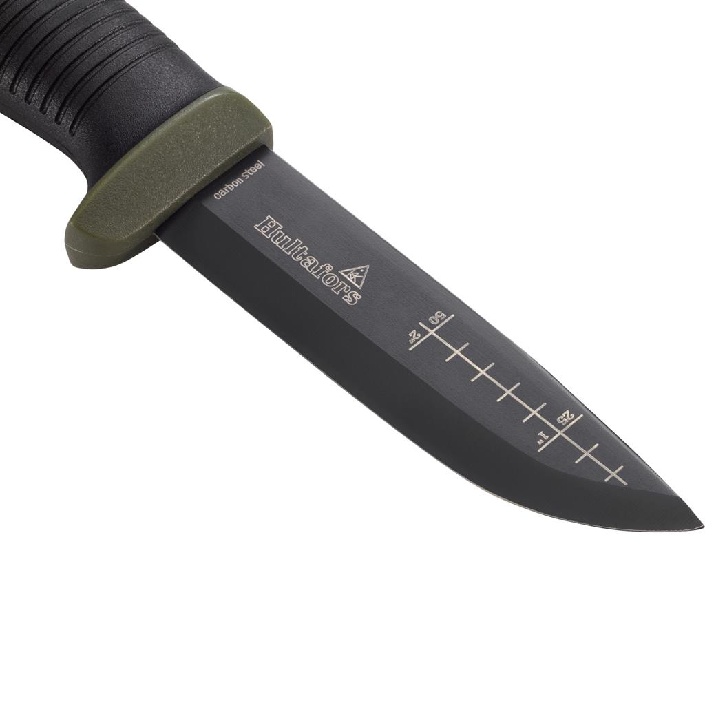 Miniatuur van Hultafors outdoor gecoat carbonstaal mes met holster OK4 93/209mm (HU380270)