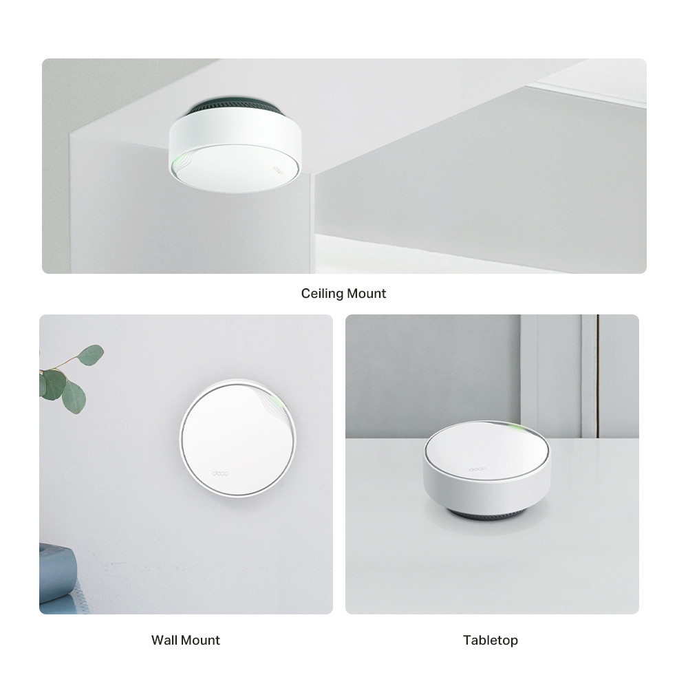 Miniatuur van TP-LINK mesh WiFi router PoE 574Mbps op 2.4GHz-band + 2402Mbps op 5GHz-band (Deco X50-PoE 3-pack)
