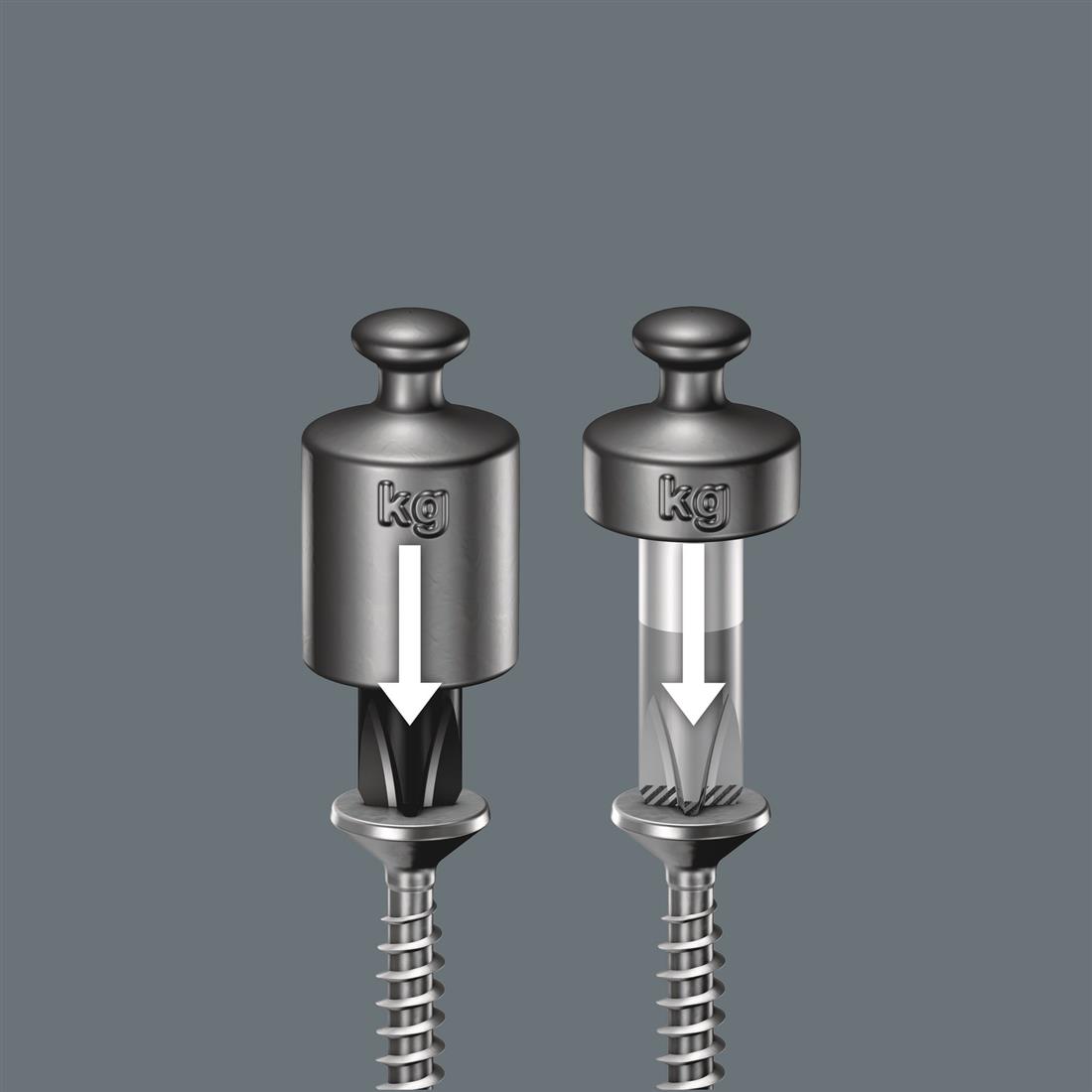 Miniatuur van Wera geïsoleerde schroevendraaier Kraftform PH2 205/100mm Philips VDE (05006154001)