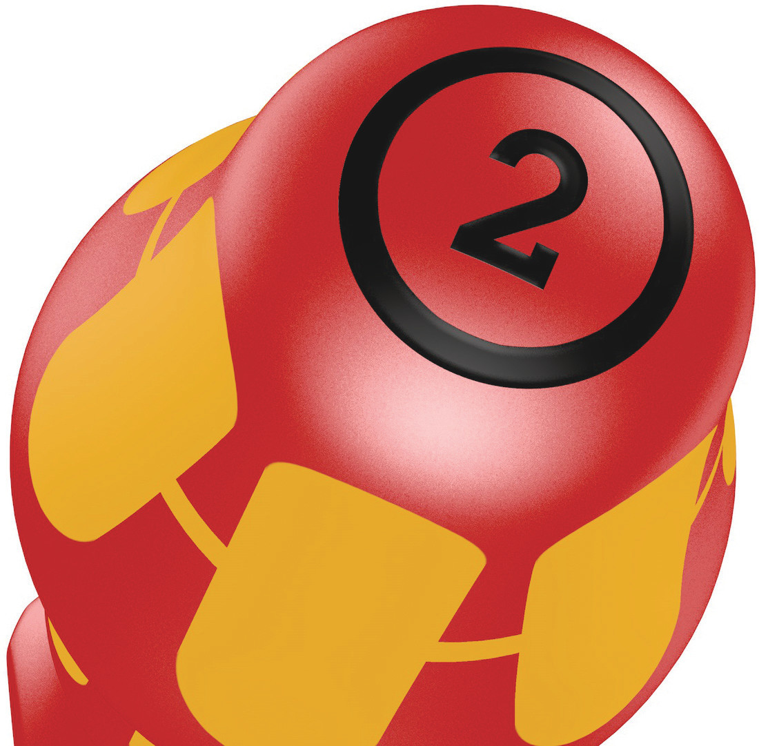 Miniatuur van Wera geïsoleerde schroevendraaier Kraftform PZ2 205/100mm Pozidriv VDE (05006164001)