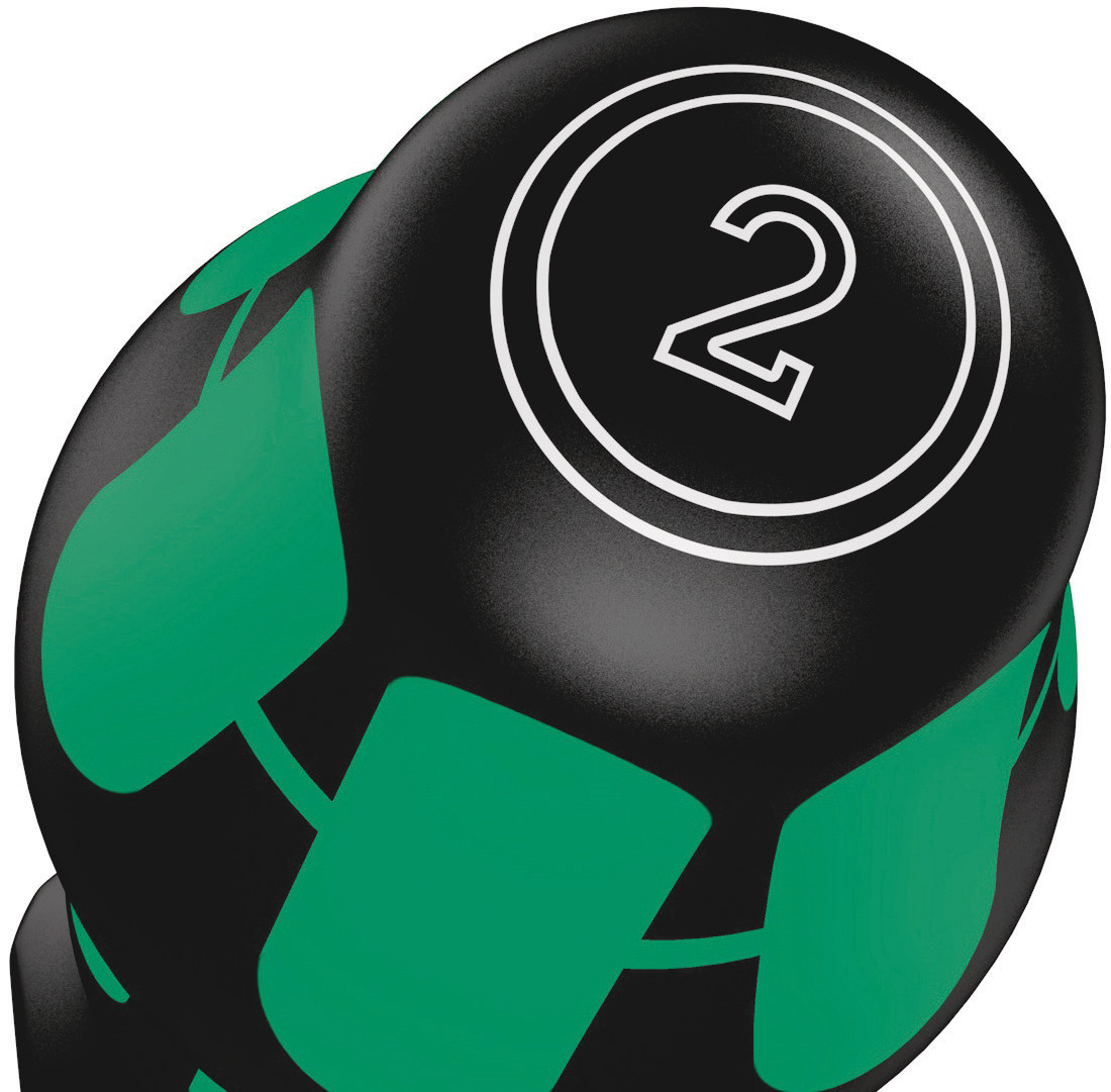 Miniatuur van Wera schroevendraaier Kraftform PZ1 178/80mm Pozidriv (05009310001)