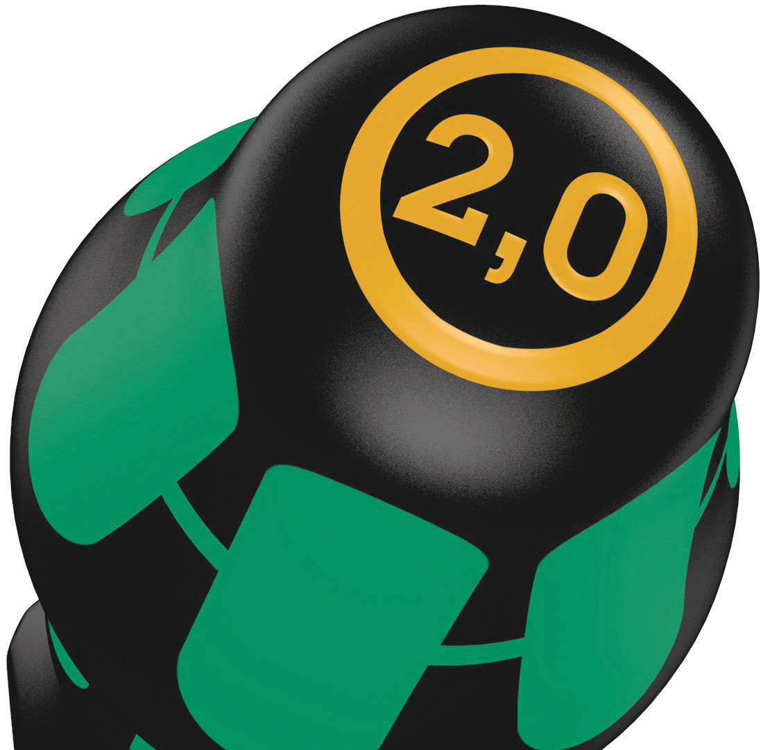 Miniatuur van Wera schroevendraaier Electriciën Kraftform SL 0.4x2.5 130/60mm Sleuf (05110000001)