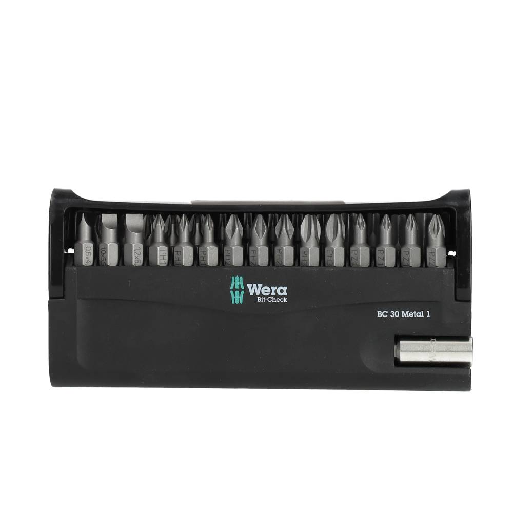 Miniatuur van Wera bitset universeel met houder en cassette Bit-Check 30 Metall - 30-delig (05057434001)