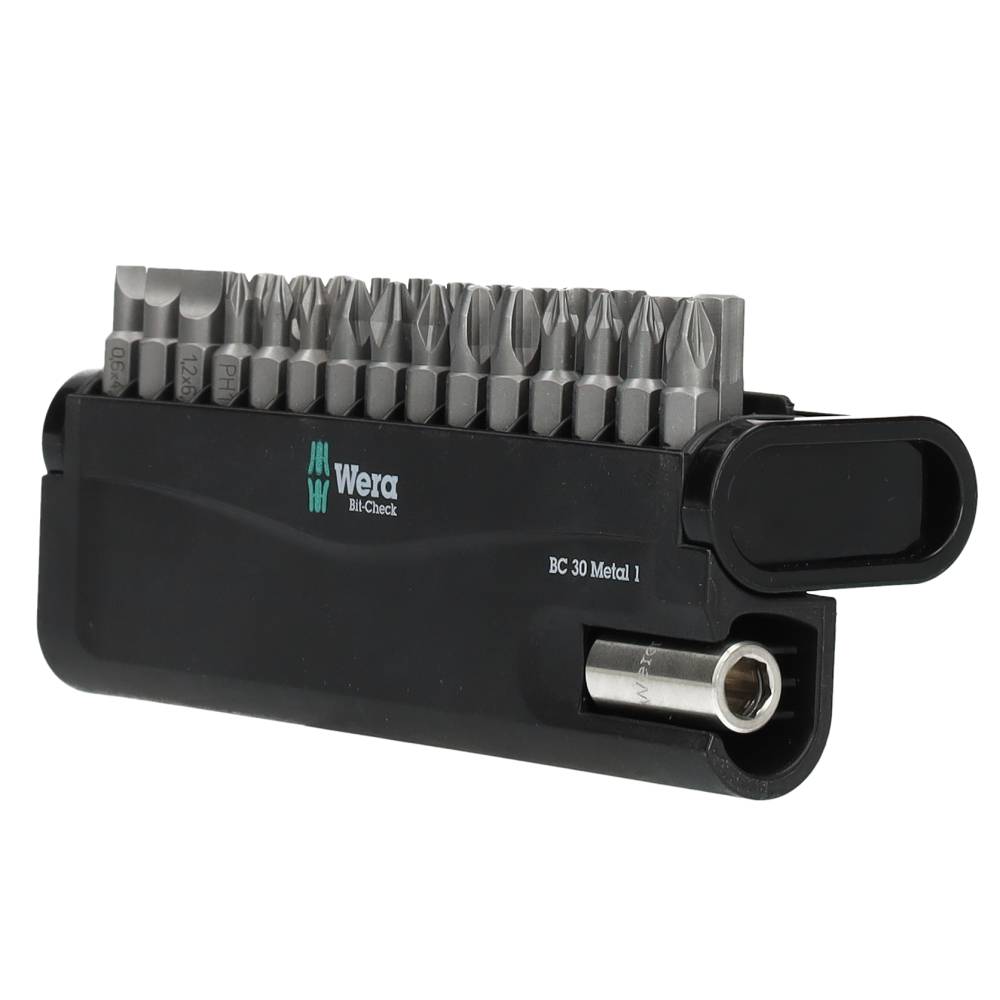 Miniatuur van Wera bitset universeel met houder en cassette Bit-Check 30 Metall - 30-delig (05057434001)
