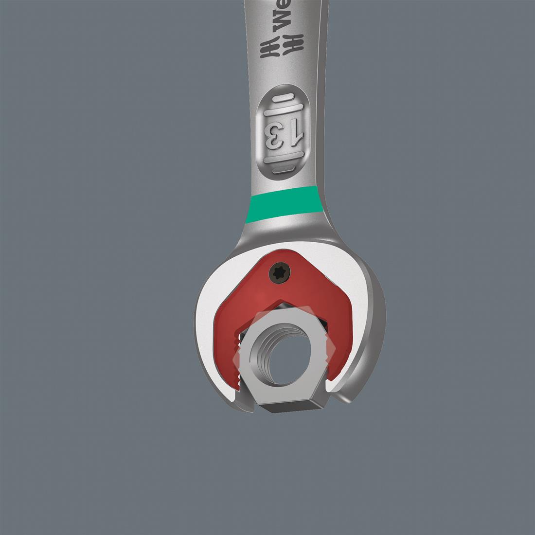 Miniatuur van Wera ringratel steeksleutel omschakelbaar 17mm Joker (05020072001)