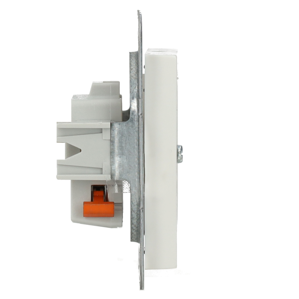 Miniatuur van Gira stopcontact zonder randaarde 2-polig 1-voudig - systeem 55 zuiver wit mat (448027)