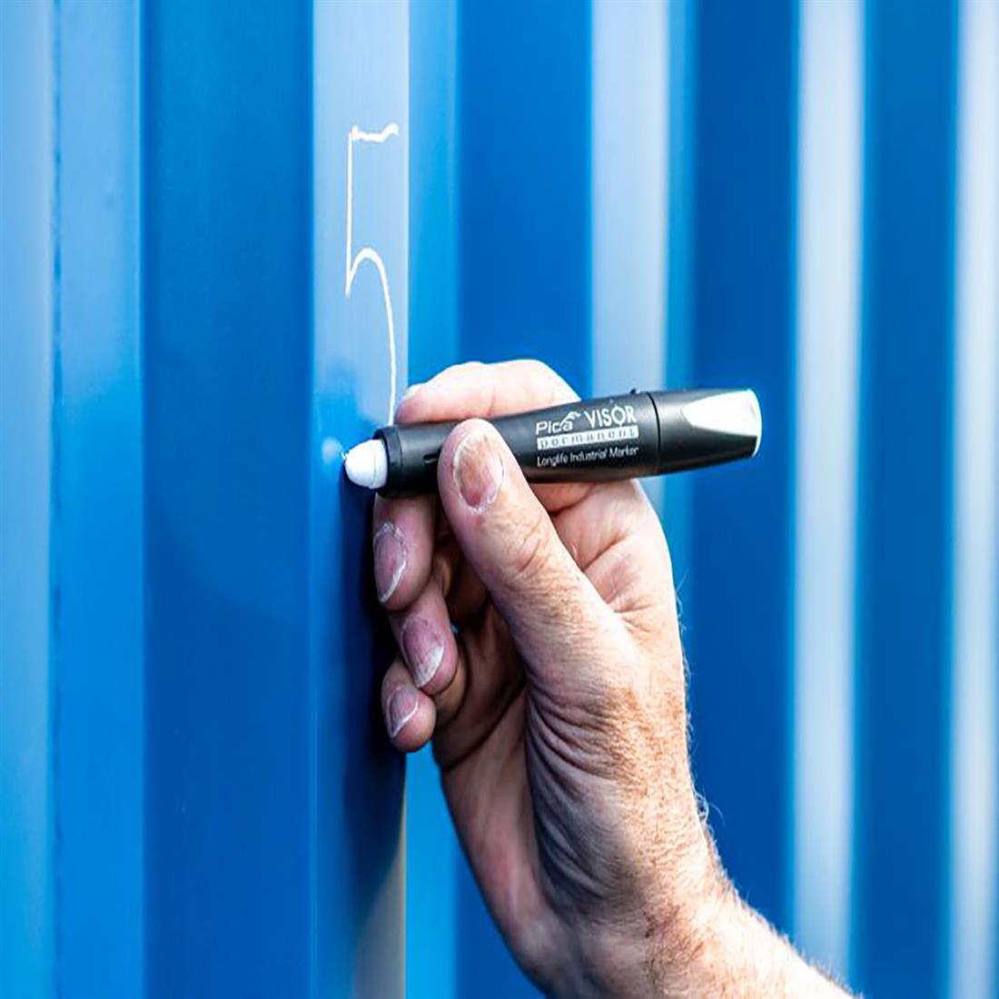 Miniatuur van Pica Visor permanent marker 990/52 - wit (PI99052)