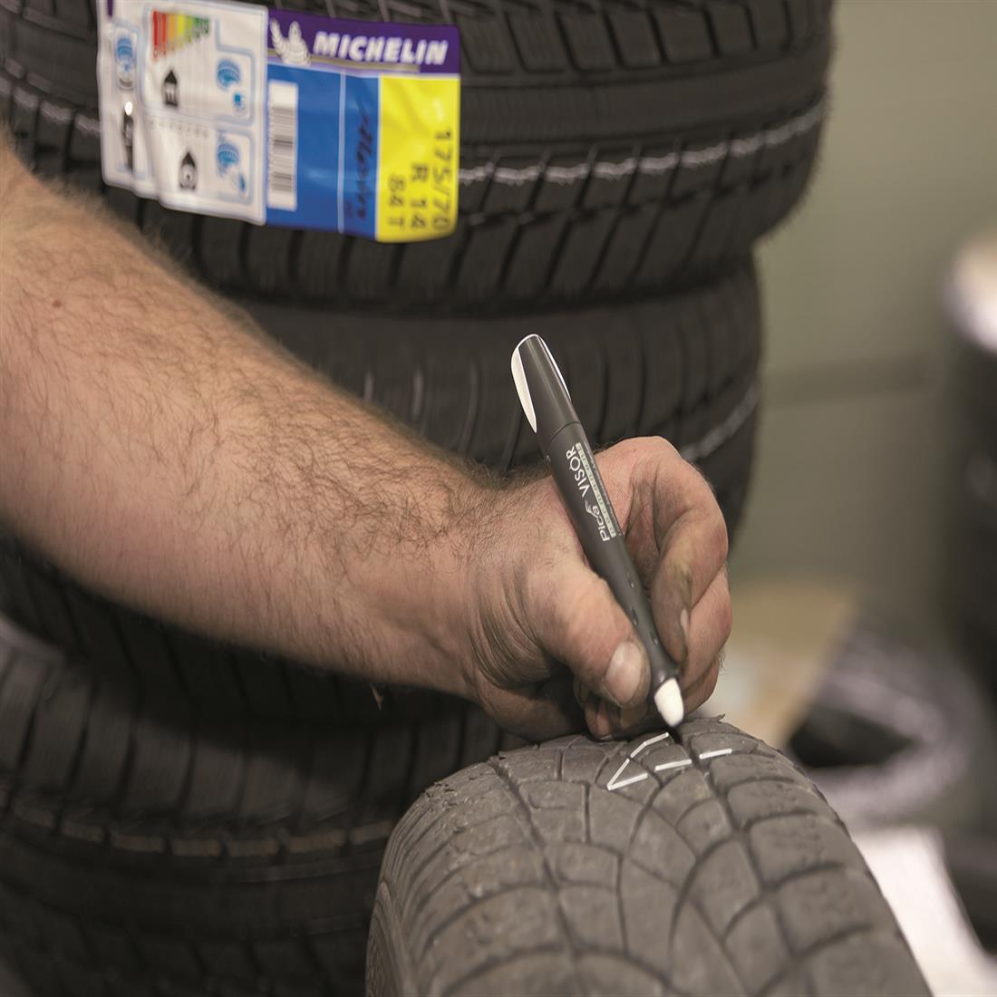 Miniatuur van Pica Visor permanent marker 990/52 - wit (PI99052)