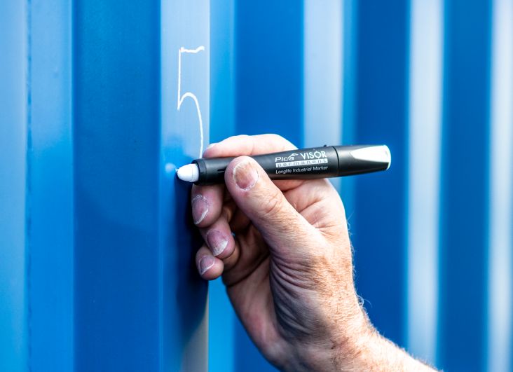 Miniatuur van Pica Visor permanent marker 990/52 - rood (PI99040)