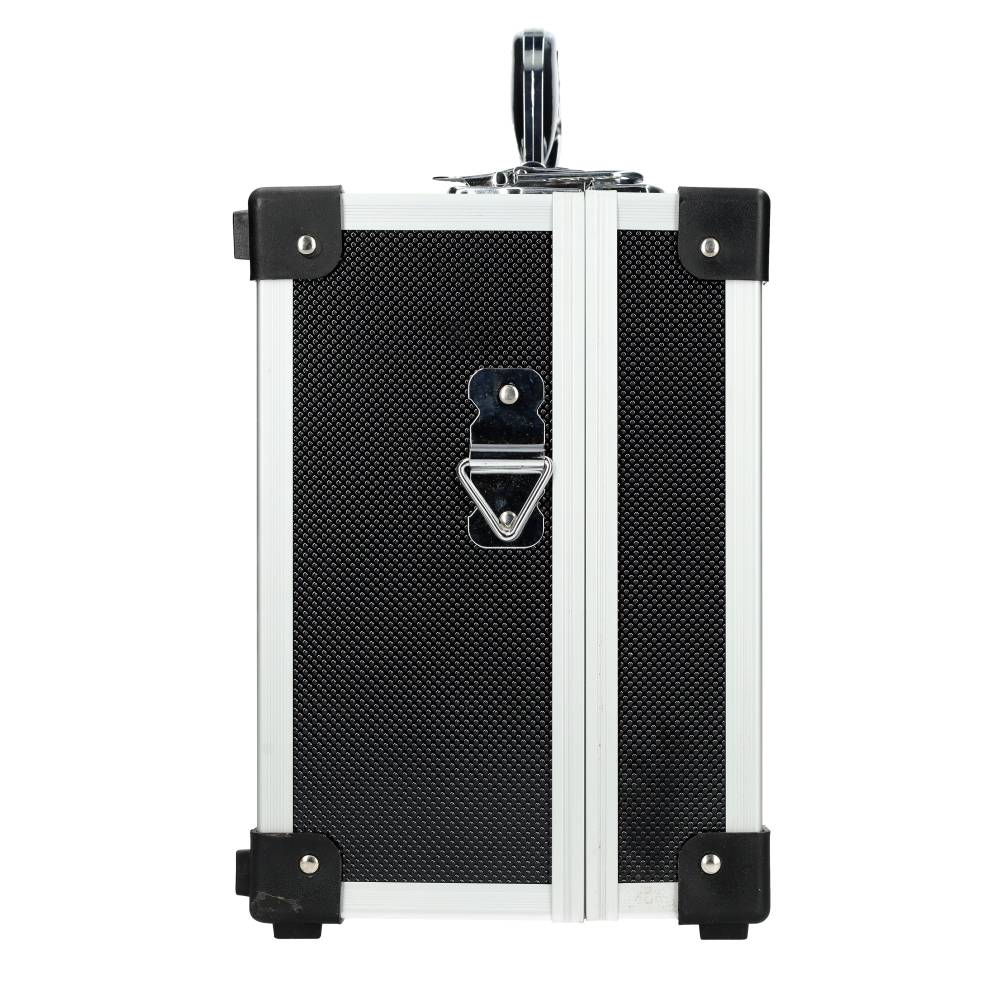 Miniatuur van Kreator aluminium koffer met sloten en schouderriem 320x230x160mm - zwart (KRT640106B)