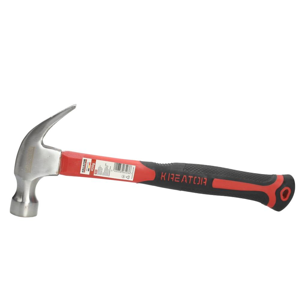 Miniatuur van Kreator klauwhamer fiber steel 450 gram (KRT903103)